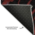 thumbnail image 5 of Addison Rugs Mayfield Premium Machine Washable Transitional Swirls Black Rectangle Rug, 8' x 10', 5 of 6