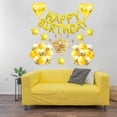 thumbnail image 1 of de de látex Pelícu de Decoración creativa para fiestas hogar Adorno colgante con letras de Jardín - Oro yotijar globo de cumpleaños, 1 of 8