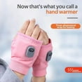 thumbnail image 4 of Tupukom Black+Friday Heated Gloves for Women,Portable Heating Gloves with Digital Display,Rechargeable Heated Gloves,Smart Thermostatic Heated Fingerless,for Outdoor Work, Cycling, Skiing, 4 of 8