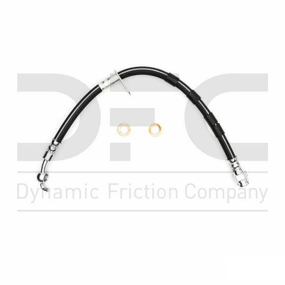 Front Left Dynamic Friction Company Brake Line Hose 350-80044 For 2011-2015 Mazda 2
