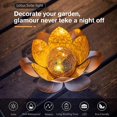thumbnail image 5 of Luces solares CHAO en forma de loto para jardín y exteriores impermeables IP45 1 pieza, 5 of 5