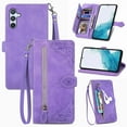 thumbnail image 3 of Case for Samsung Galaxy A54 5G Zipper Wallet Cover Lanyard Crossbody Neck Strap Compatible with Samsung Galaxy A54 5G Case, 3 of 6