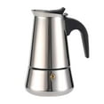 thumbnail image 1 of Cafetière Espresso Polyvalente en Aluminium/acier Inoxydable pour Cuisinière, Moka, pour Maison, Cuisine, Bureau, 1 of 5