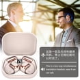 thumbnail image 3 of Auriculares Bluetooth de conducción abiertos con gancho para la oreja, deportivos, inalámbricos, con batería de larga duración, resistentes al agua IPX5, diseño plegable, 8 horas de, 3 of 9