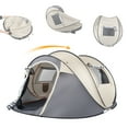 thumbnail image 5 of 4-Person Pop-Up Tent for Camping & Beach - Instant Setup, Spacious Family Tent with Ventilation, 190T Polyester Fabric, Lightweight & Portable for Outdoor, Hiking, and Backyard Use, 5 of 11
