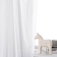 thumbnail image 4 of Fragrantex White Sheer Curtain Canopy Scarf Chiffon Draping Window for Living Room Wedding Decor,52"Wx256"L,Single Curtain Panel, 4 of 6