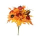thumbnail image 4 of Ramo de flores artificiales de otoño con hojas de arce artificiales para jardín, para exteriores, damas de honor, inauguración de la casa, granja, ofi Estilo A, 4 of 8