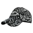 thumbnail image 1 of FhsagQ Hats Winter Hats for Men Cold Weather Work Christmas Hat Hand Drawn Colorful Cowboy Hat Party Dance Christmas Print Pattern Hat Hats for Men Flat Brim Country Red One Size, 1 of 6