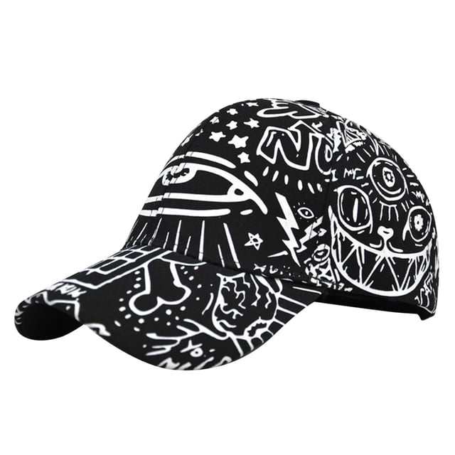 FhsagQ Hats Winter Hats for Men Cold Weather Work Christmas Hat Hand Drawn Colorful Cowboy Hat Party Dance Christmas Print Pattern Hat Hats for Men Flat Brim Country Red One Size