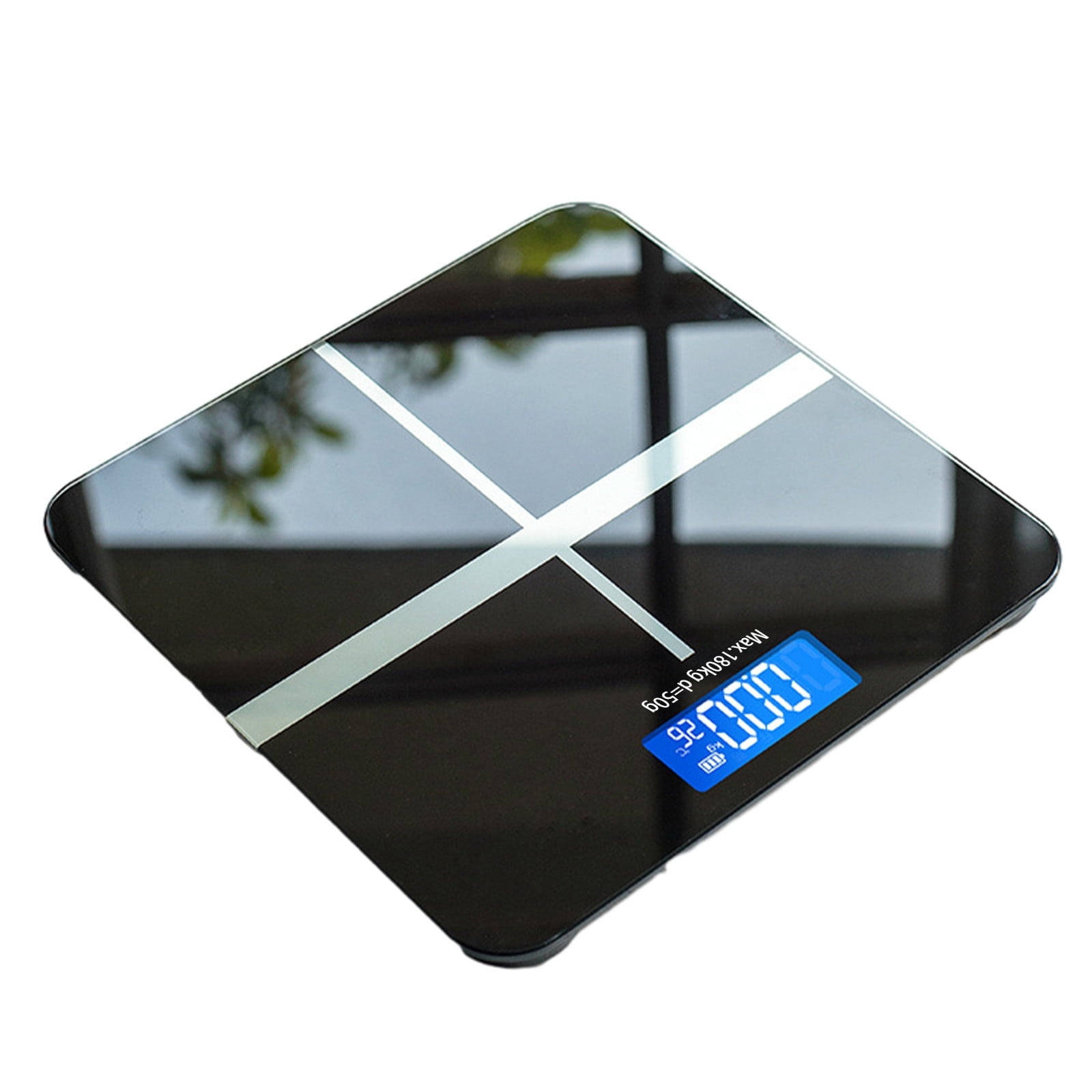 Up to 40% off Gifts Oefntac Digital Scale Digital Bathroom Scale,Rechargeable Scale with High Strength Tempered Glass Scale LCD Display High Precision Measurements for Daily Weight Check
