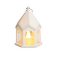 thumbnail image 2 of AuroraX Flameless Hanging Candle Lantern White Christmas House Led Candle Holders Romantic Vintage Decorative Valentines Day Creative Desktop Ornament Gifts for Table Centerpieces Wedding Decor, 2 of 6
