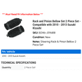 thumbnail image 2 of Rack and Pinion Bellow Set 2 Piece Set - Compatible with 2010 - 2013 Suzuki Kizashi 2011 2012, 2 of 2