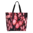 thumbnail image 1 of Easygdp pink butterfly Bolsas Tote para Mujer, Bolsos de Hombro para Viaje, Bolsos de Mano de Gran Capacidad para Compras y Trabajo, 1 of 8