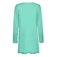 thumbnail image 5 of Knosfe Light Blue Fall Sweaters for Women Fall Casual Open Front Long Sleeve Womens Lightweight Cardigan with Pockets S, 5 of 5