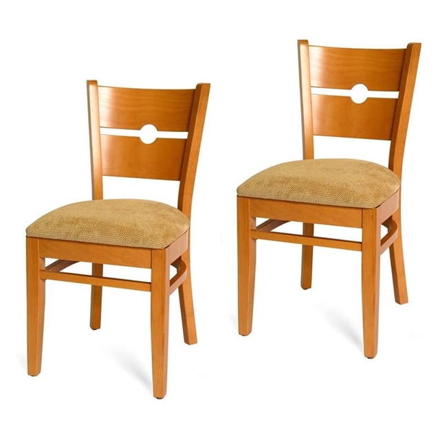 Chaise Arrière Lolly en Naturel (Lot de 2)