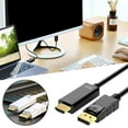 UOYOTT Display Port to HDMI Cable DP Adapter Converter Audio Video PC