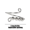 thumbnail image 4 of Danhjin Knitted Ring Coil Beads Rotate Knitting Loop Crochet Loop Jewelry, 4 of 9