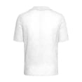 thumbnail image 4 of Mens Waffle Button Down T-Shirt Short Sleeve Loose Fit Cuban Summer Beach Plain Tops,White 2XL, 4 of 4