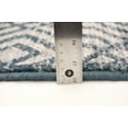 thumbnail image 6 of eCarpetGallery Modern Living Room Area Rug, 7'10" x 10'2", Petrol-Silver, Ember, 6 of 9
