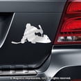thumbnail image 2 of Magnets in Motion Sled Hockey Player Car Magnet Chrome, 2 of 4