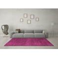 thumbnail image 3 of Ahgly Company Indoor Round Abstract Pink Modern Area Rugs, 5' Round, 3 of 4