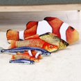 thumbnail image 2 of 1 juguete para gato, peluche suave en 3D, pez, hierba gatera, almohada, muñeco de peluche, pez de simulación para gato, juguetes interactivos para jugar, 40 cm, Carpe, 2 of 5