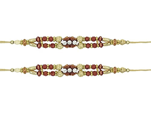 STORE INDYA Set of 2 Raksha Bandhan Rakhi for Brother with