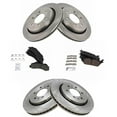 thumbnail image 3 of TRQ Front and Rear Brake Pad & Rotor Kit Brake Pads Brake Rotor Ceramic Vented Fits Select 2015-2017 Ford F-150, 3 of 5
