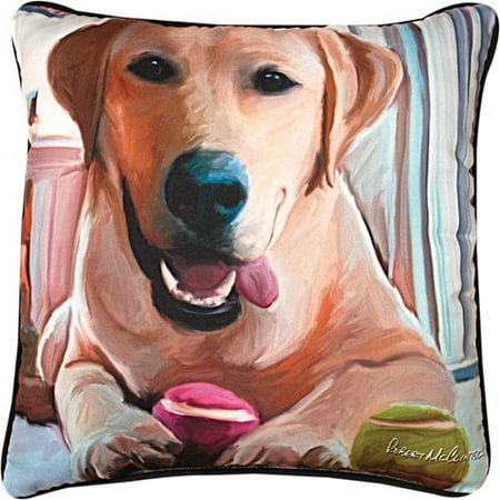 Manual Woodworkers & Weavers Tennis Anyone Lab Throw Pillow