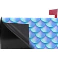 thumbnail image 3 of Coolnut Mailbox Cover Beautiful Mermaid Scales Post Mail Box Cover Magnetic Mail Wraps Cover Oversize 25.4" L x 20.78" W, 3 of 5
