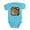 Turquoise, variant on CafePress - Bobcat - Cute Infant Bodysuit Baby Romper - Size Newborn - 24 Months