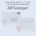 thumbnail image 2 of Tree-Free Greetings Holiday Greeting Card 12 Pack, 5x7, Joyful Wishes (HP60650), 2 of 7