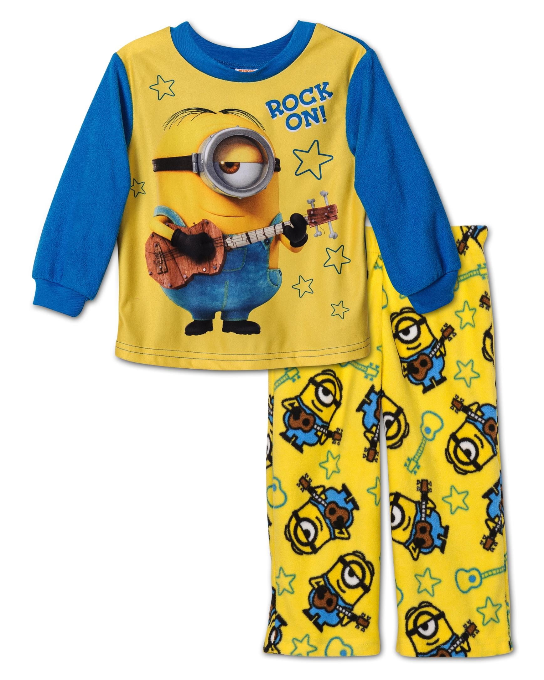 Despicable Me Minions kids boys girls Pyjamas tshirt top sleepwear pajamas