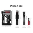 thumbnail image 5 of CEORPER Ratchet Wrench Extension Bar Repair Set Portable Bike Maintenance Multitool, 5 of 15