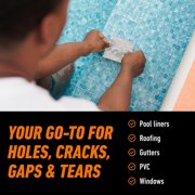 Gorilla Glue White Waterproof Patch and Seal Repair and Sealant Tape, 10 Foot Roll