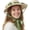 Green, variant on Kukuzhu Women Victorian Tea Party Sun Hat, Lolita Bows Flower Ribbon Flat Straw Hat Summer Beach Bonnet Cap for Travel