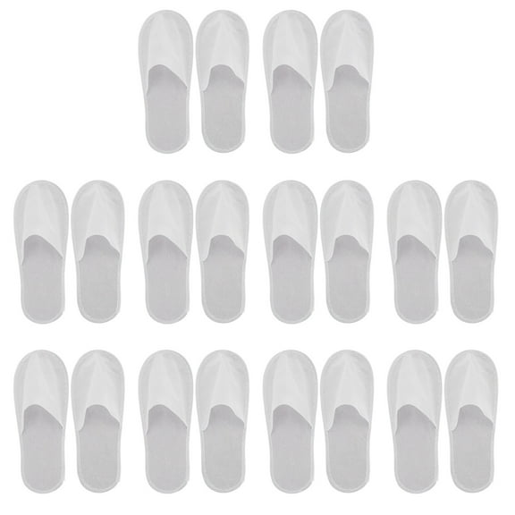WSTEER 30 Pairs Disposable Slippers Hotel Guest Slippers Salon Indoor Hotel Shoes