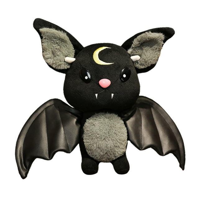 Lindo muñeco de murciélago de peluche suave, juguetes de animales de dibujos animados para regalo de fiesta de cumpleaños para niños y niñas