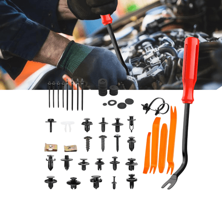 GOOACC Car Fastener Clips Assortment Kit 795Pcs - 23 Sizes Nylon Bumper Retainer Clips & Rivets with Removal Tool, Compatible with Toyota Honda Ford GM Chevy
