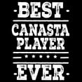thumbnail image 3 of CafePress - Best Canasta Player Ever - Women's Short Sleeve Print T-Shirt and Pants Dark Cotton Pajama Set, 3 of 7