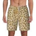 thumbnail image 3 of Uemuo Gold Drops Pattern Mens Swim Trunks Quick Dry Board Shorts with Mesh Lining, Stretch Beach Shorts Quick Dry No-Chafing Board Shorts-Large, 3 of 9