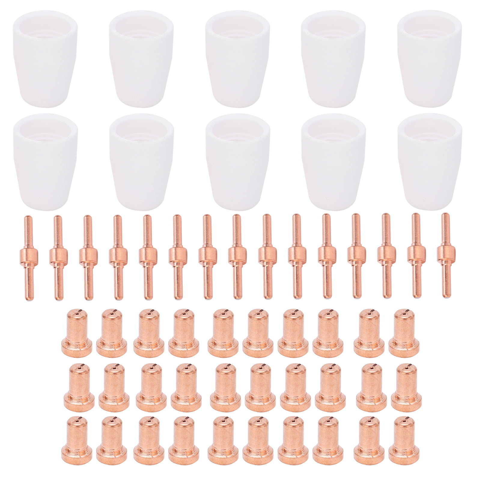 Kit De 25 Accesorios De Soldadura MIG Para Quemador MB-15 Y AK15, Puntas De Contacto De 0,9 Mm Y Boquillas De Cobre