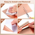 thumbnail image 4 of Double-Sided Conductive Copper Foil Sheets 150 x 150 x 0.05mm for Guitar Grounding Crafts 10 Pcs, 4 of 5