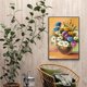 thumbnail image 3 of Sin marco, 40x50cm, jarrón de dibujo al óleo Digital DIY, flores sobre lienzo, regalo de pared para el hogar Tmvgtek decoración de arte en el hogar, 3 of 9