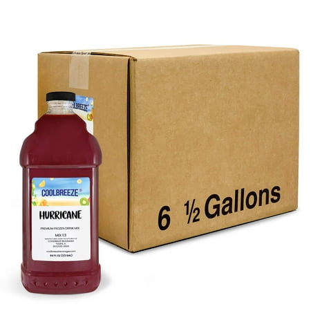 Coolbreeze Beverages Ready To Use Frozen Drink Machine Mix Premium Slush Syrup – One Case (Six 1/2 Gal Bottles) – Hurricane Coolbreeze Beverages Ready To Use Frozen Drink Machine Mix Premium Slush Syrup – One Case (Six 1/2 Gal Bottles) – Hurricane