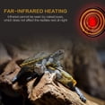thumbnail image 4 of Lámpara de calor para reptiles de 50 W 110 V, lámpara de calor de cerámica impermeable por infrarrojos, 4 of 8