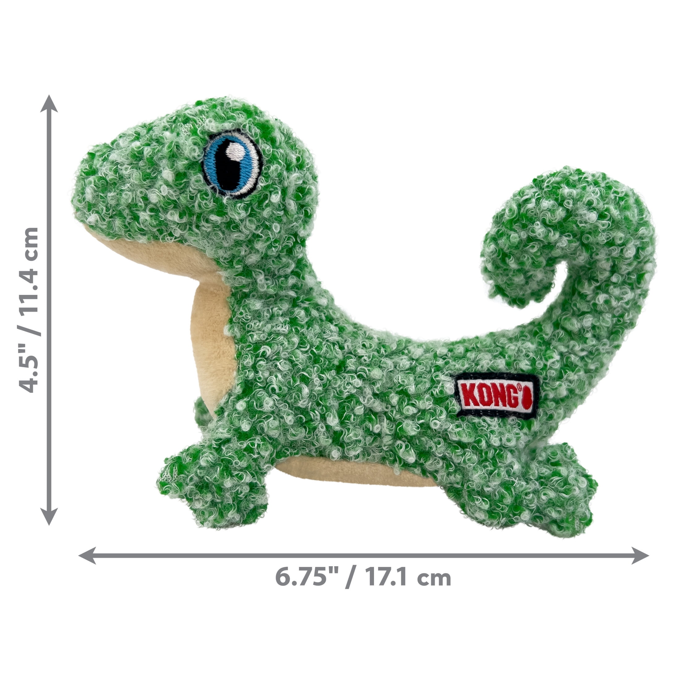 KONG® Luvs Oversized Cat Toy, Lizard, with Premium North American Catnip