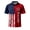 WenDA04_Wine, variant on American Flag Polo Shirt Men Big and Tall Fourth of July Patriotic Shirts Short Sleeve Classic Loose Fit Polo Shirt Button Down Tops Navy S