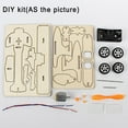 thumbnail image 4 of Kids DIY Assembly Electric Sliding Airplane Model  Student Experiment Toys  Wood DIY Assembly for Boys, 4 of 7