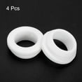 thumbnail image 3 of 4Pcs Snap Rubber Grommet Hole Plug Mount Dia 20mm ID 16mm H 9mm Seal Anti-Scratch White, 3 of 6